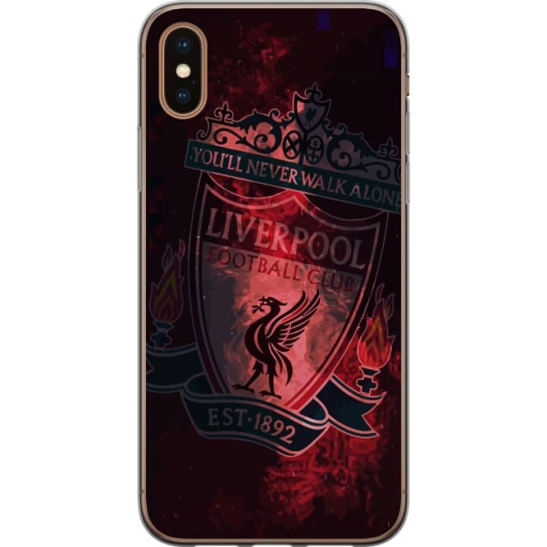 Apple iPhone XS Max Gennemsigtig cover Liverpool