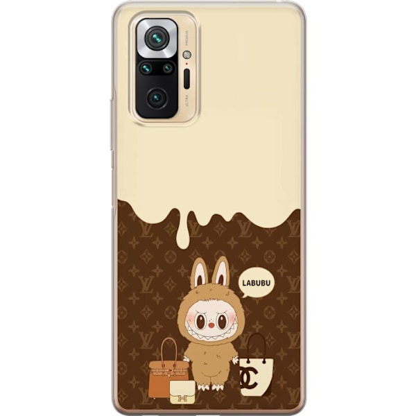 Xiaomi Redmi Note 10 Pro Gennemsigtig cover Labubu Blue Chill