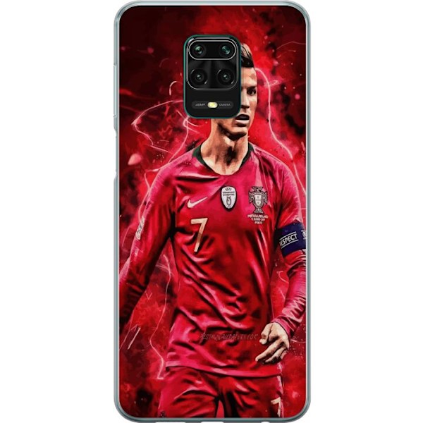 Xiaomi Redmi Note 9 Pro Genomskinligt Skal Ronaldo Skills – CR7 Design för Äkta Supporters