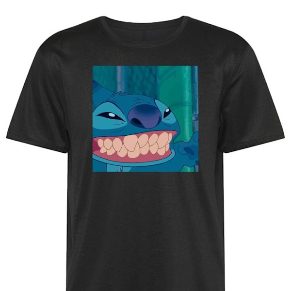 Trænings T-shirt | Sport T-shirt til Voksen Syning sort Stor