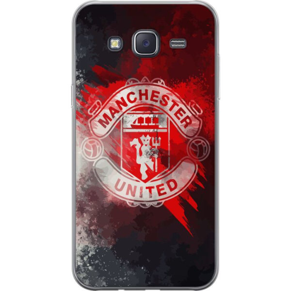 Samsung Galaxy J5 Läpinäkyvä kuori Manchester United