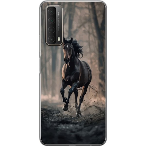 Huawei P smart 2021 Gennemsigtig cover Løbende Hest