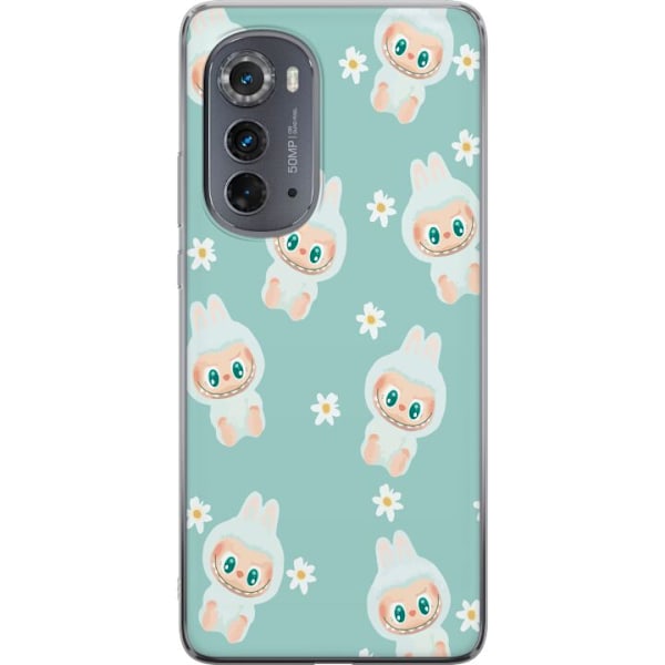 Motorola Edge (2022) Genomskinligt Skal Labubu Candy Vibes –
