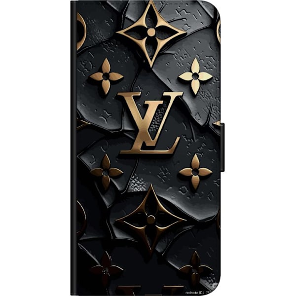Honor 10 Tegnebogsetui Louis Vuitton Mørk Tilstand Design Sort Luksus Stil Mode Populær Grafisk Mønster Modeikon Luksusmærke