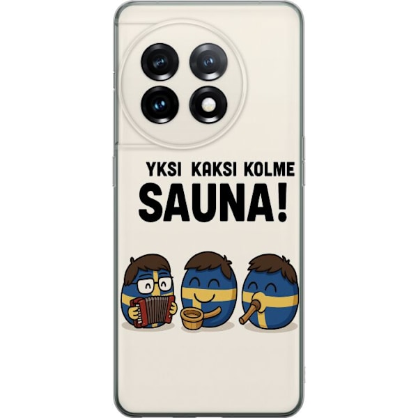 OnePlus 11 Läpinäkyvä kuori Festivaali Kaj Bara Bada Sauna