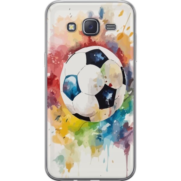 Samsung Galaxy J5 Gennemsigtig cover Fodbold