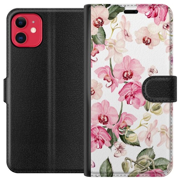 Apple iPhone 11 Plånboksfodral Blommor