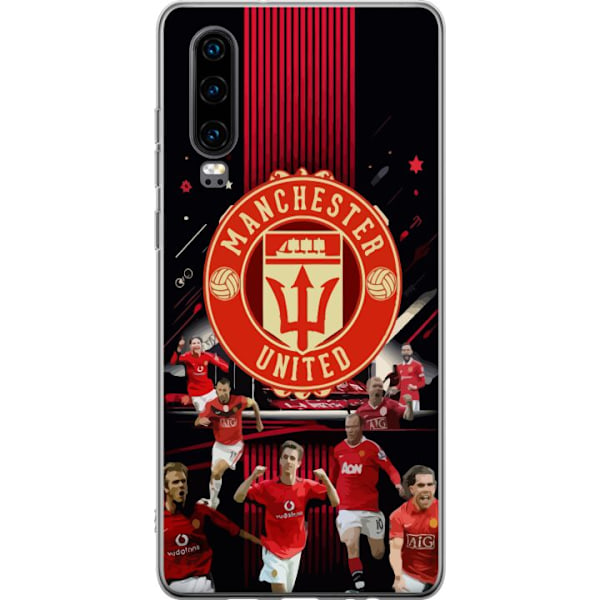 Huawei P30 Läpinäkyvä kuori Manchester United F.C.