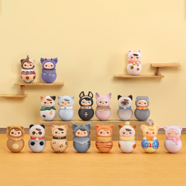 Pop Mart PUCKY – Roly-Poly Kitty Series Figures blind box
