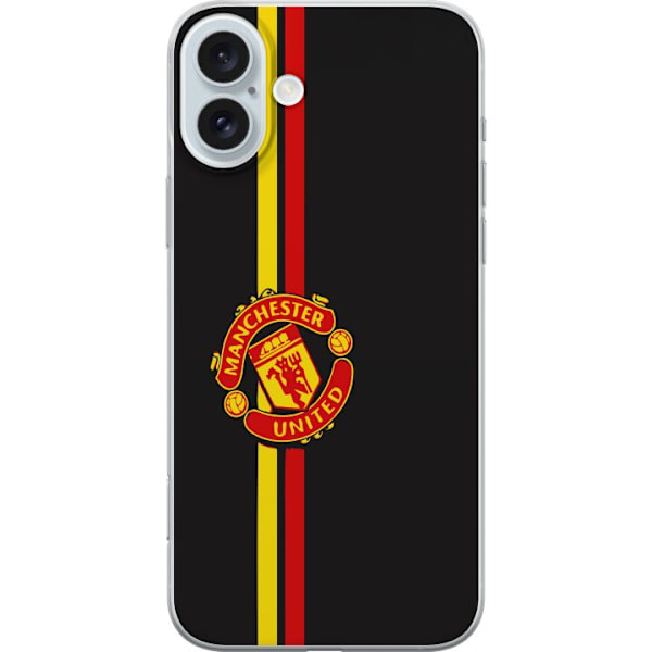 Apple iPhone 16 Plus Gennemsigtig cover Manchester United F.C.