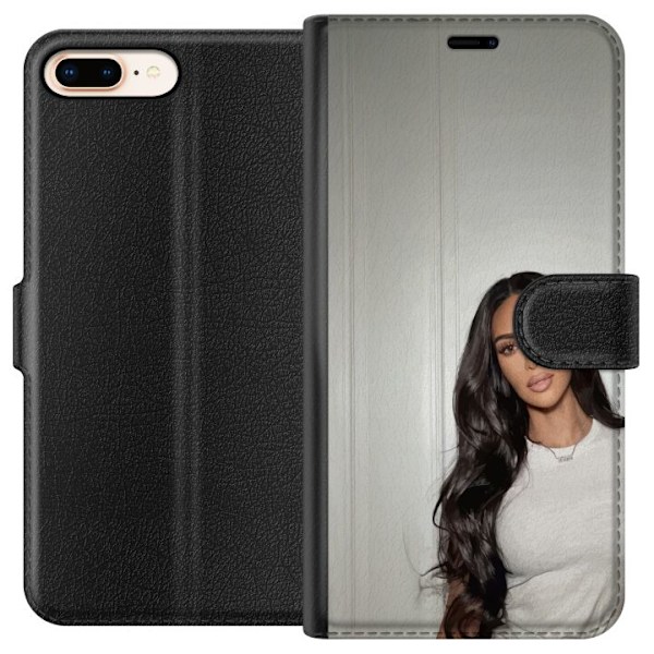Apple iPhone 8 Plus Lompakkokotelo Kim Kardashian – Iconic S