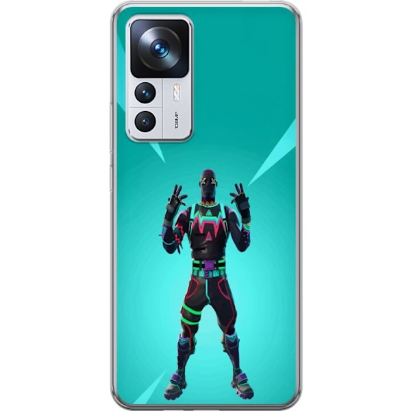 Xiaomi 12T Pro Gjennomsiktig deksel svart ridder fortnite