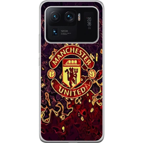 Xiaomi Mi 11 Ultra Gennemsigtig cover Manchester United