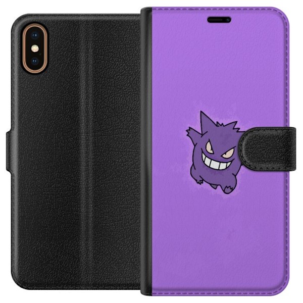 Apple iPhone XS Plånboksfodral Gengar (Pokémon)