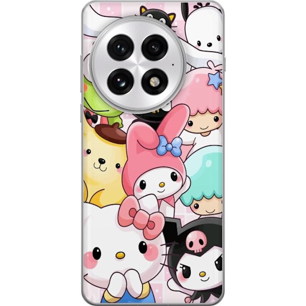 OnePlus 13 Läpinäkyvä kuori Kawaii Sanrio Crew