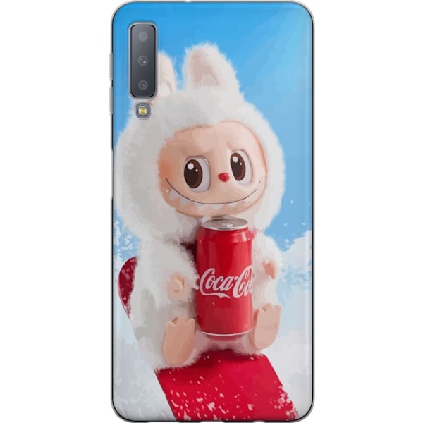 Samsung Galaxy A7 (2018) Läpinäkyvä kuori Labubu Summer Edi