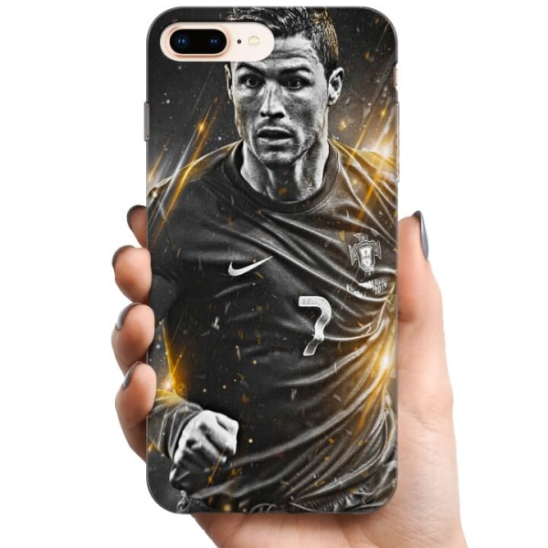 Apple iPhone 8 Plus TPU Mobilcover Cristiano Ronaldo