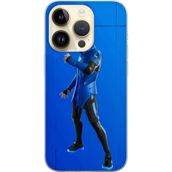 Apple iPhone 14 Pro Läpinäkyvä kuori Fortnite - Ninja Blue