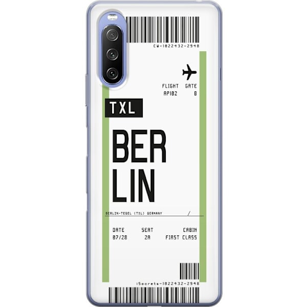 Sony Xperia 10 III Genomskinligt Skal Berlin