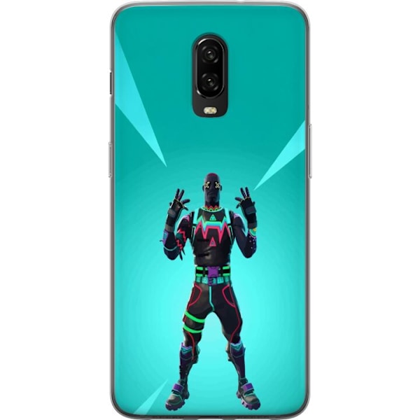 OnePlus 6T Gennemsigtig cover sort ridder fortnite
