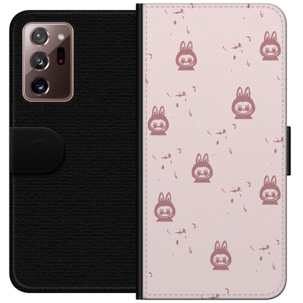 Samsung Galaxy Note20 Ultra Lompakkokotelo Labubu Neon Pop - N
