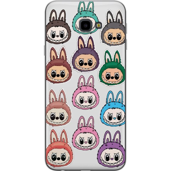 Samsung Galaxy J4+ Läpinäkyvä kuori Labubu Macaron Monster