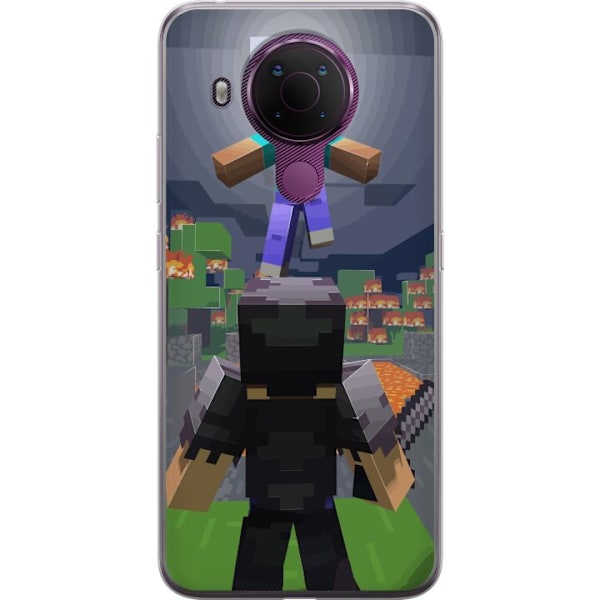 Nokia 5.4 Genomskinligt Skal Minecraft