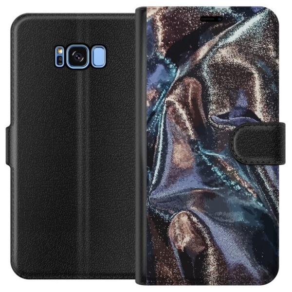Samsung Galaxy S8 Plånboksfodral Glitter / Silke