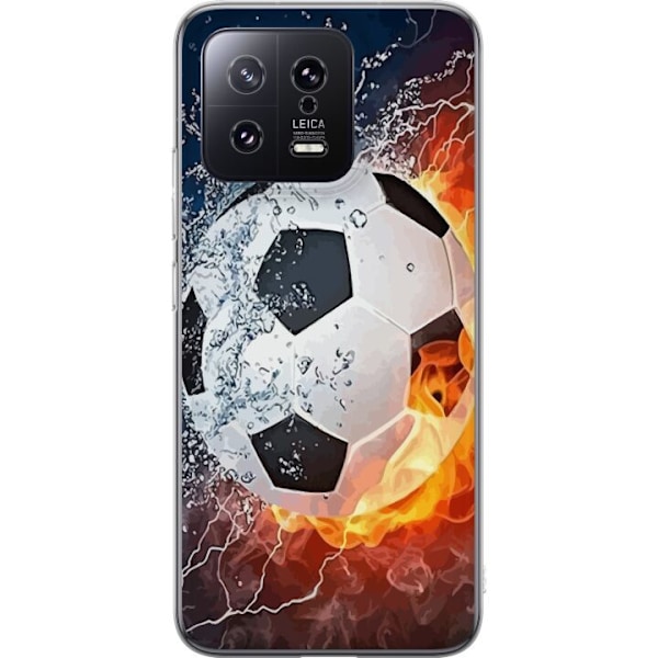 Xiaomi 13 Gennemsigtig cover Fodbold Ild