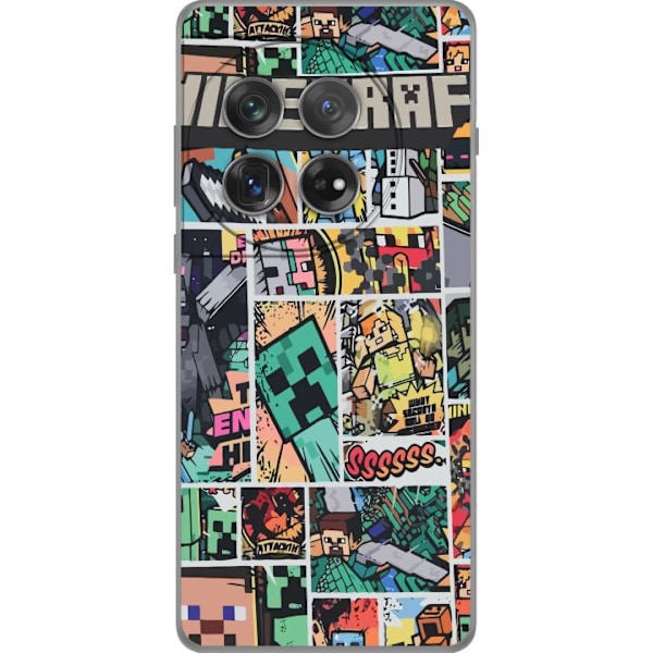 OnePlus 12 Läpinäkyvä kuori Minecraft Taide
