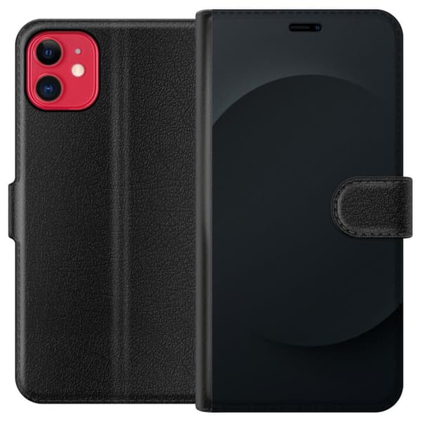 Yhteensopiva Lompakkokotelo Apple iPhone 11 Musta piste
