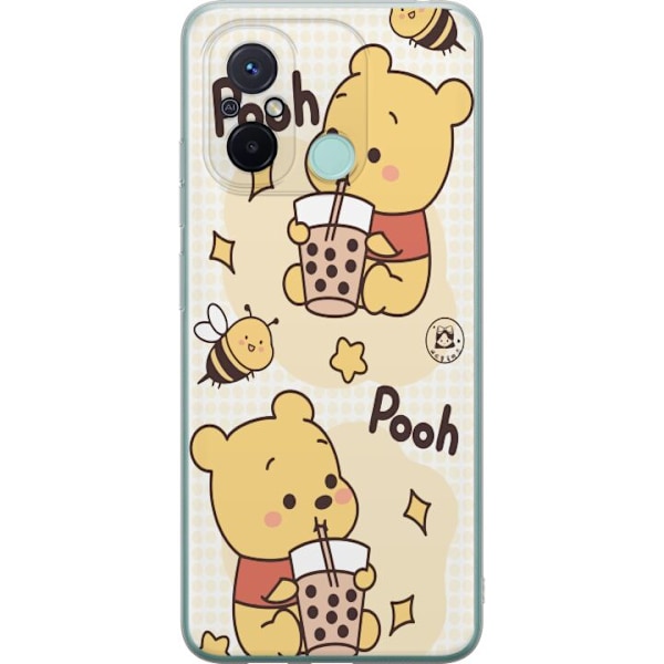 Xiaomi Redmi 12C Läpinäkyvä kuori Nalle Pooh - klassinen karhumotiivi uudessa tulkinnassa