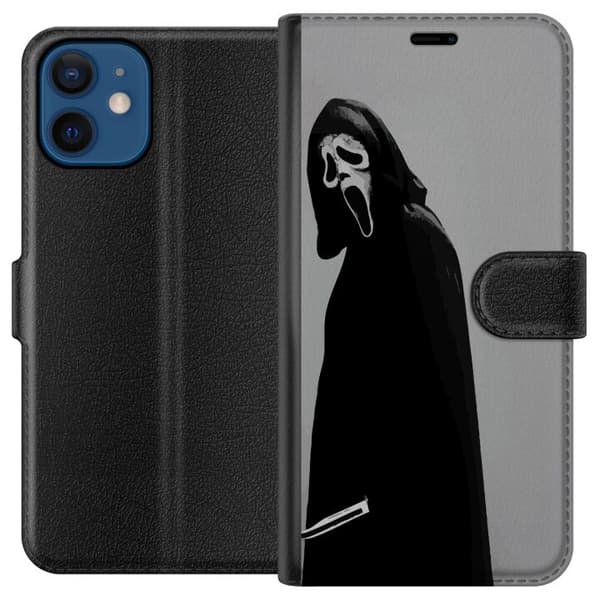 Kompatibelt Plånboksfodral till Apple iPhone 12 Ghostface