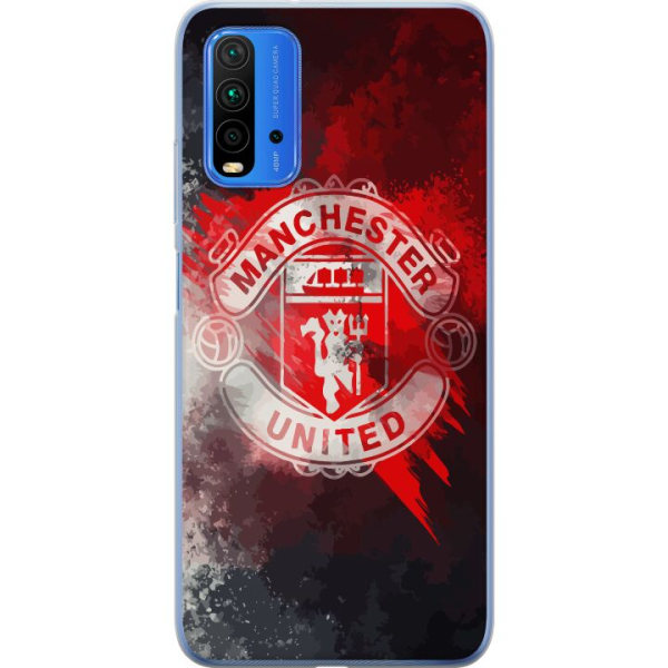 Xiaomi Redmi Note 9 4G Gennemsigtig cover Manchester United