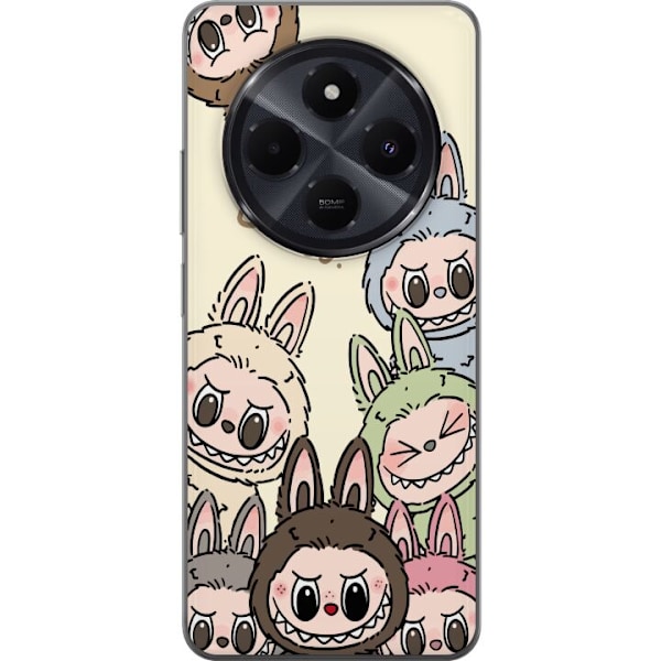 Xiaomi Redmi A4 Gjennomsiktig deksel Labubu Pastel Collection