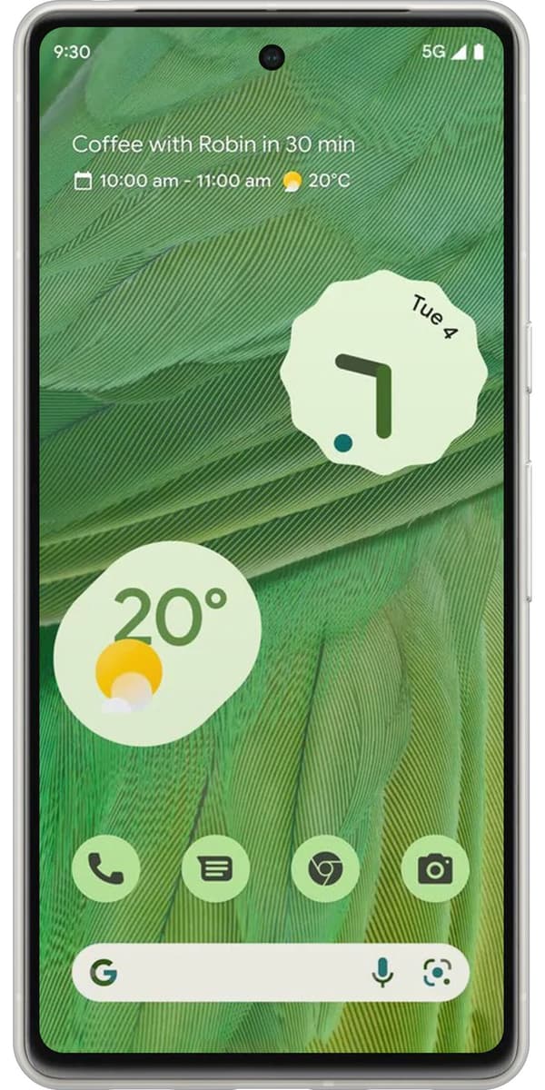 Kompatibel Mobilcover til Google Pixel 7 Beige pampasgræs beige