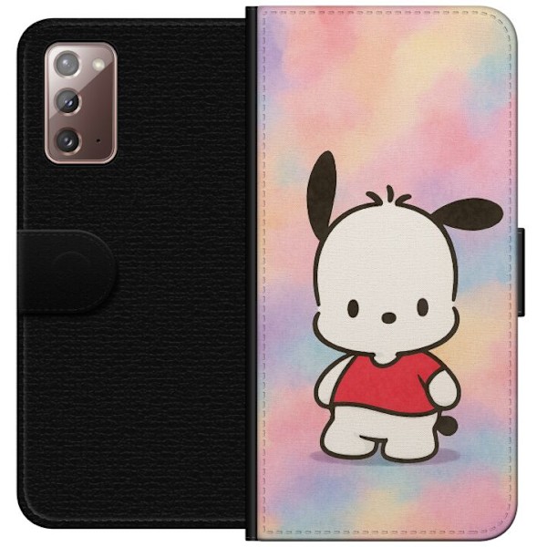 Samsung Galaxy Note20 Lompakkokotelo Kawaii Sanrio Pochacco