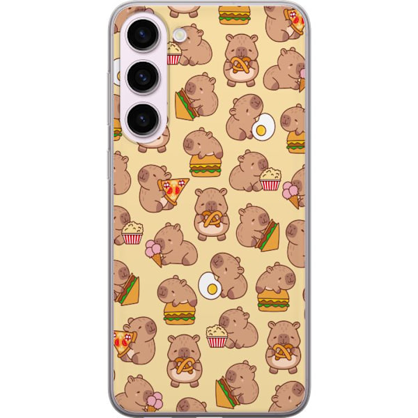 Samsung Galaxy S23+ Läpinäkyvä kuori Kawaii capybara puhelinkotelo useilla söpöillä hahmoilla