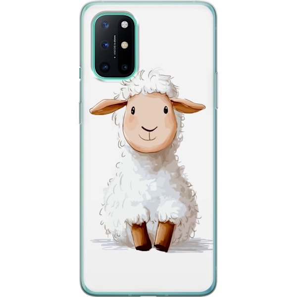 OnePlus 8T Läpinäkyvä kuori Suloinen Lammas - lasten ja vau
