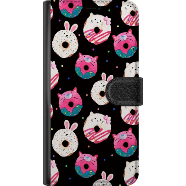 Motorola Moto G34 Lommeboketui Donut Mønster