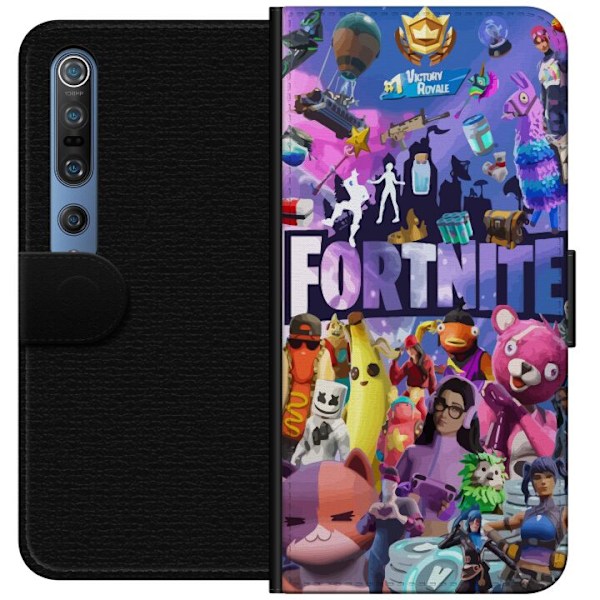 Xiaomi Mi 10 Pro 5G Lompakkokotelo Fortnite Skins Emotes Battle Royale Hahmot Gamer Peliteema Siisti Lapset Nuoret