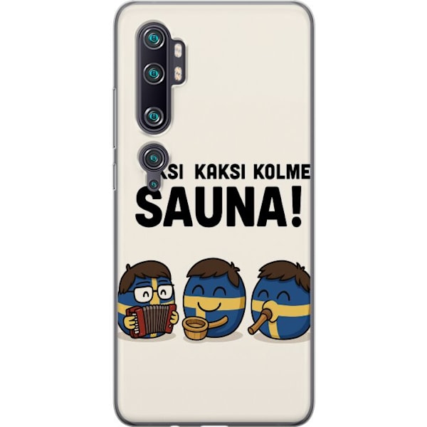 Xiaomi Mi Note 10 Pro Gennemsigtig cover Festivalen Kaj Bara B