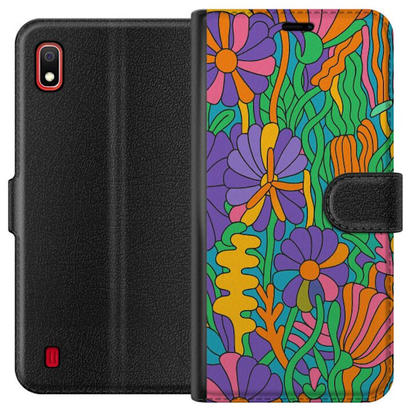 Samsung Galaxy A10 Tegnebogsetui Farveeksplosion
