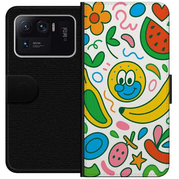 Xiaomi Mi 11 Ultra Tegnebogsetui Sommerfugle Slør