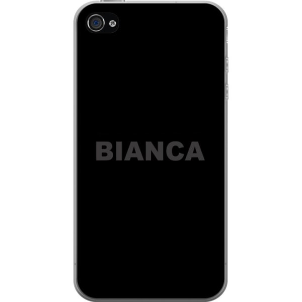 Apple iPhone 4 Genomskinligt Skal Bianca