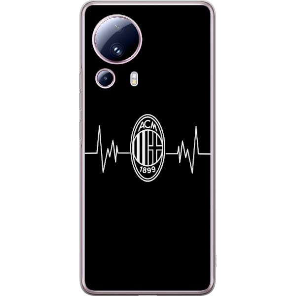 Xiaomi 13 Lite Läpinäkyvä kuori AC Milan