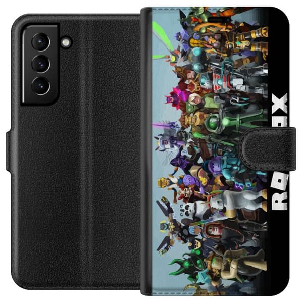 Kompatibel Tegnebogsetui til Samsung Galaxy S21+ 5G Roblox-hold