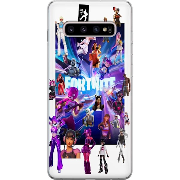 Samsung Galaxy S10+ Gjennomsiktig deksel Fortnite