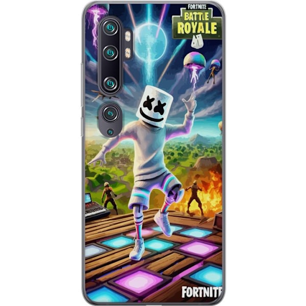 Xiaomi Mi Note 10 Gjennomsiktig deksel Fortnite