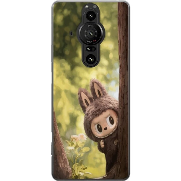 Sony Xperia Pro-I Läpinäkyvä kuori Labubu Graffiti Vibes – Katutaide hirviömuodossa